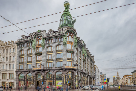 涅瓦大街街景 圣彼得堡