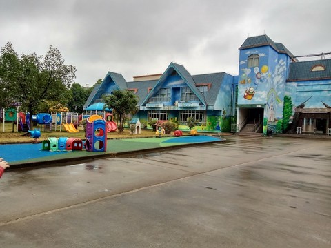 學(xué)習(xí)樂園 墻畫噴畫