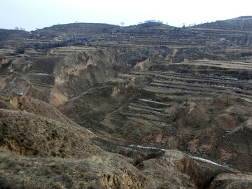 西北黃土高原地貌