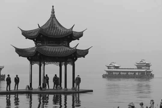 西湖老照片