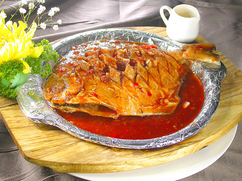 鐵板鯧魚