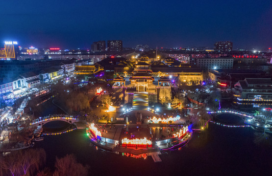 董子文化街夜景