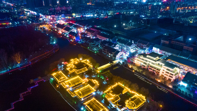 董子文化街夜景