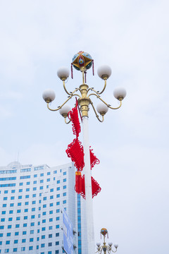 中國(guó)結(jié)路燈