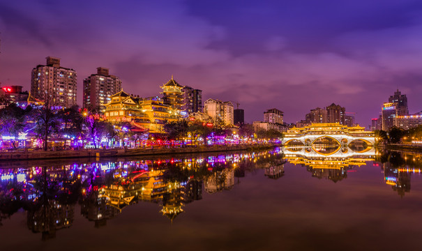 成都濱江全景