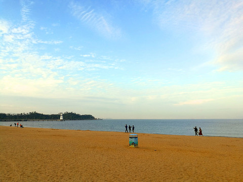 海邊 海浪 小船 海洋風光 海