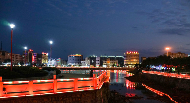 夜色 夜景 西湖公園