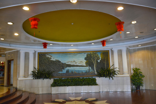 酒店大廳內(nèi)景