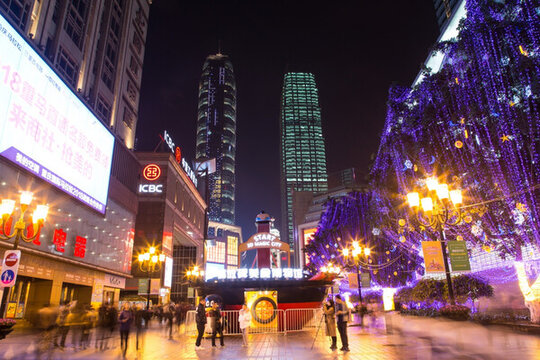 重慶解放碑夜景