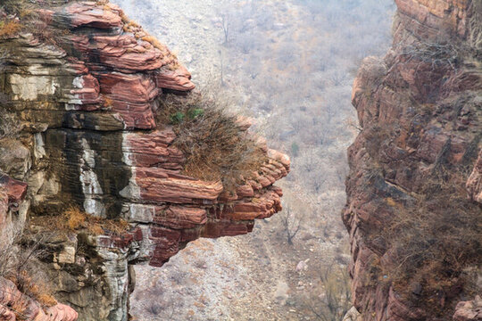 云臺山 紅石峽風(fēng)光 奇石