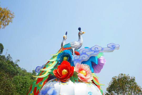 鳳凰花燈