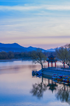 唯美湖景