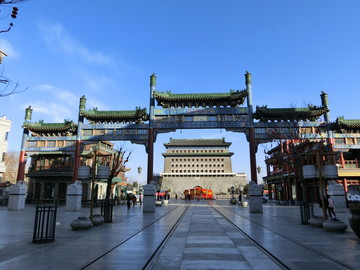 北京 前門大街 五牌樓
