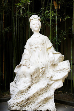 成都望江公園 薛濤像
