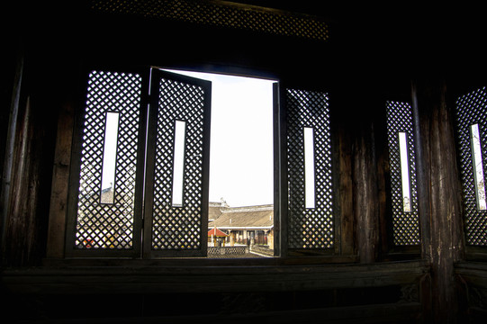 古建筑門(mén)窗格局