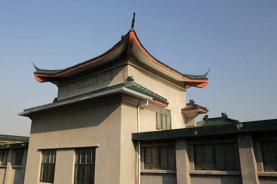 琉璃瓦飛檐翹角建筑
