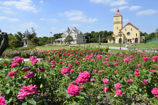 月季公園 教堂