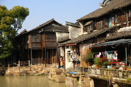 烏鎮(zhèn)臨水民居