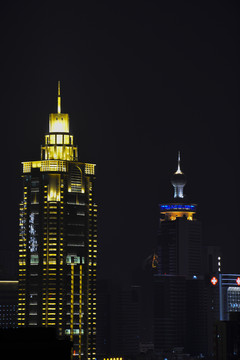 深圳羅湖區(qū)建筑夜景