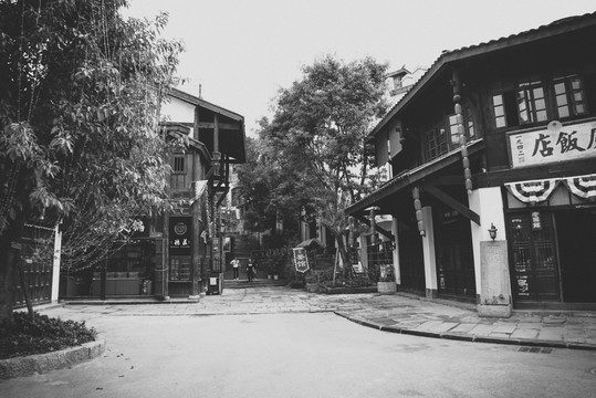 老重慶 民國(guó)建筑場(chǎng)景老照片