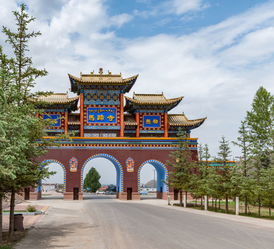 甘肅張掖馬蹄寺