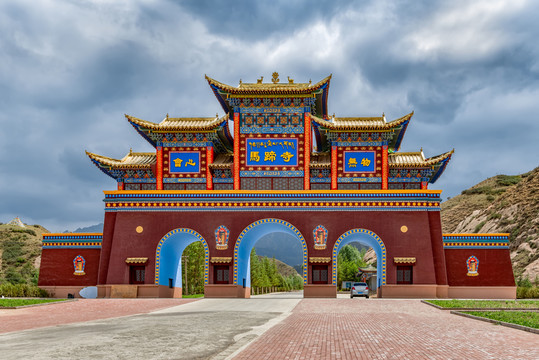 甘肅張掖馬蹄寺