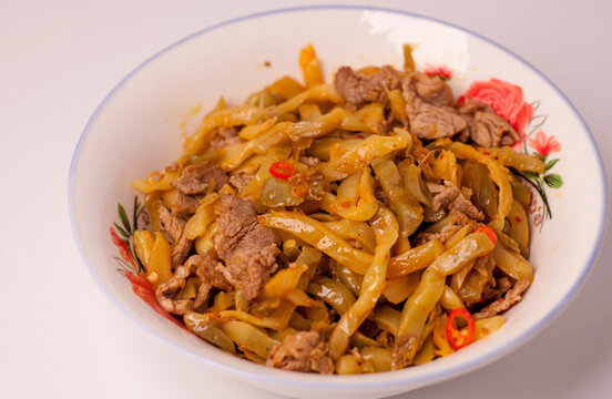 榨菜肉絲