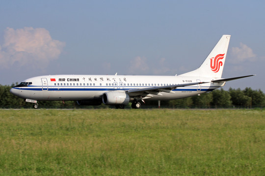 航班 飛機 準(zhǔn)備起飛 中國國航