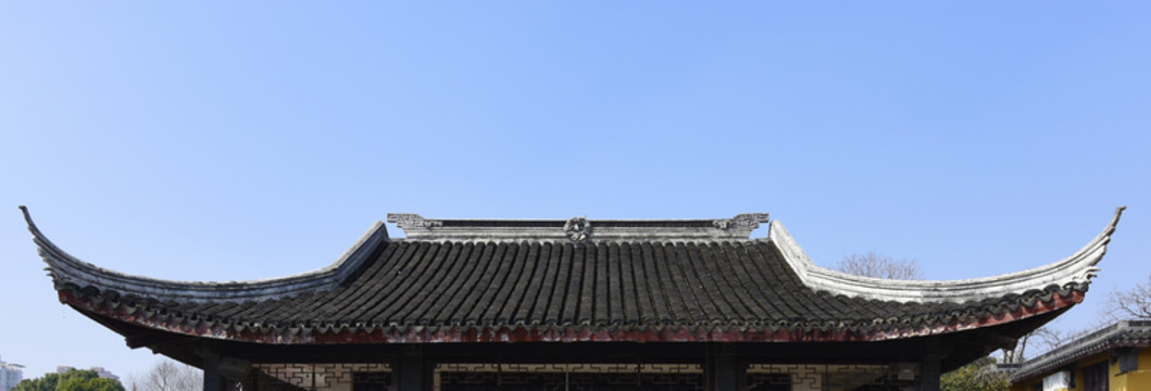 傳統(tǒng)建筑屋頂 飛檐翹角