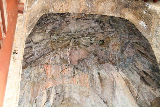 龍門石窟 潛溪寺 窟頂