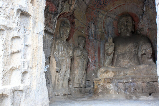 龍門石窟 賓陽(yáng)北洞 佛像