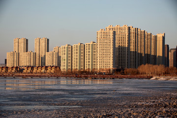 大慶 三永湖 樓房 城市