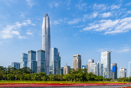 深圳CBD全景 大畫幅