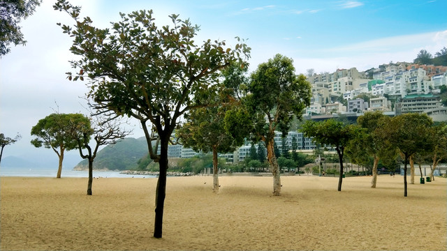 香港淺水灣沙灘風(fēng)景