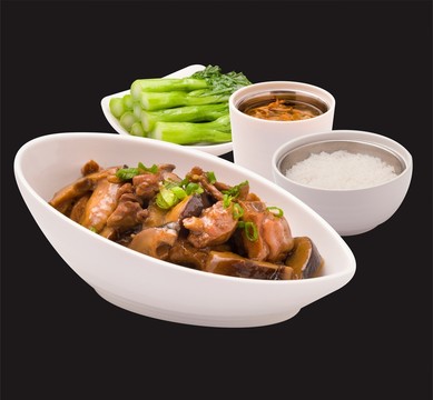冬菇雞套餐