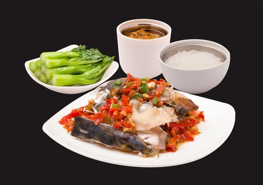 剁椒蒸魚頭飯?zhí)撞? style=