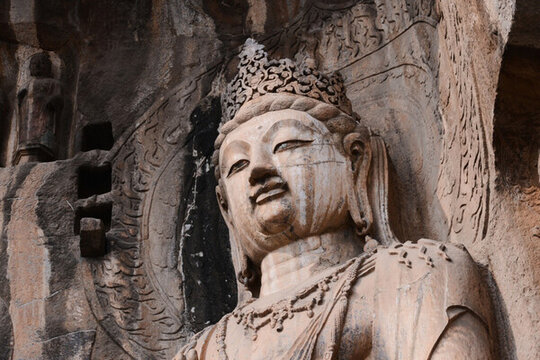 龍門(mén)石窟文殊菩薩