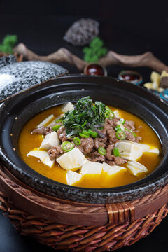 青椒豆花牛肉