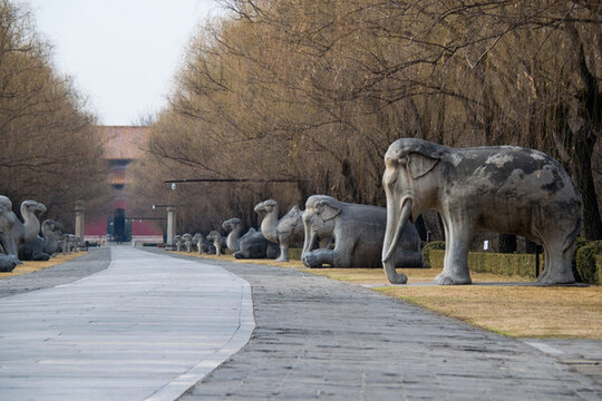 北京明十三陵 神道