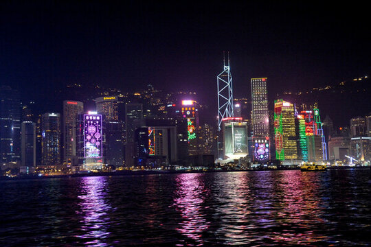 香港維多利亞夜景