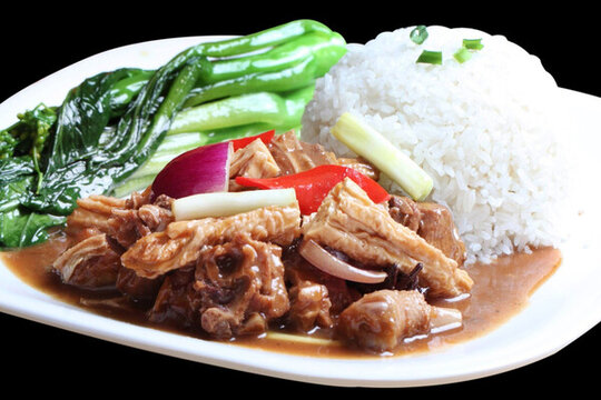 腐竹燜鴨飯