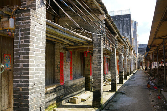 老街 客家建筑 古建筑