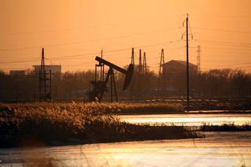 油田 磕頭機(jī) 采油 采油機(jī)