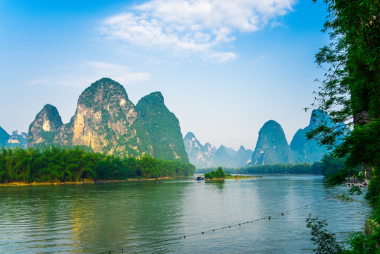 桂林陽朔興坪山水風(fēng)景