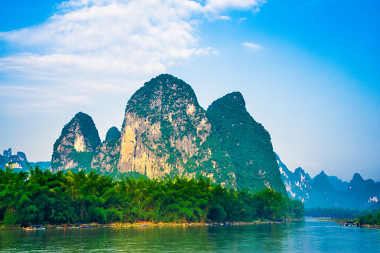 桂林陽朔興坪山水風(fēng)景