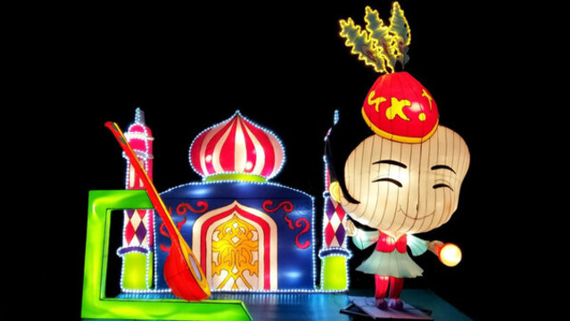 少數(shù)名族元宵燈會燈展