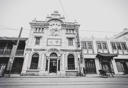 老上海南京路街景