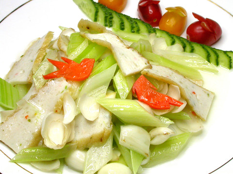 西芹百合豆腐