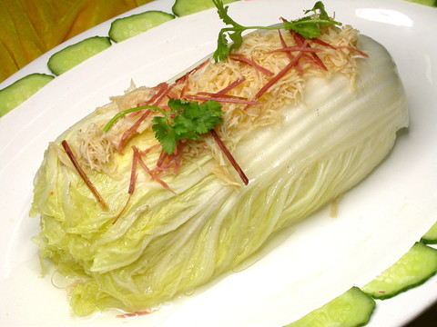 開洋蒸娃娃菜