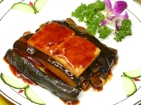 紅燒茄段豆腐